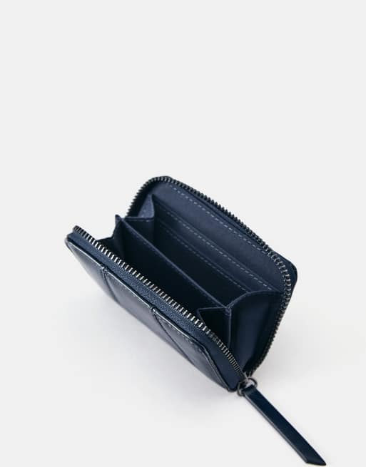 Pull&Bear portafoglio invecchiato blu, 4 di 4