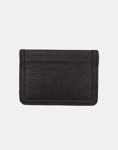 Pull&Bear - Porte-cartes texturé - Noir - view 1