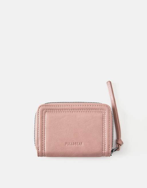 Pull&Bear portefeuille effet usé rose, 2 de 4