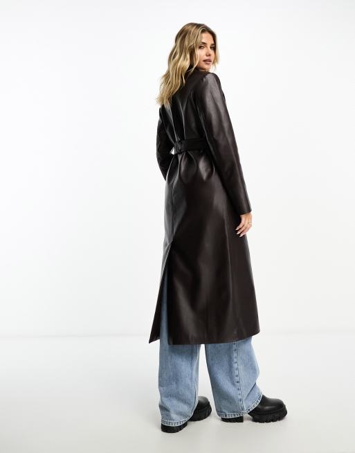 Long hotsell leather duster