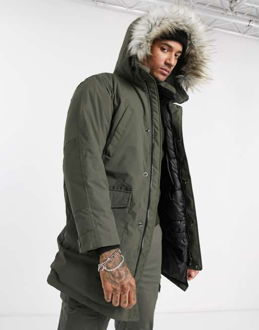 Parka homme pull and bear new arrivals