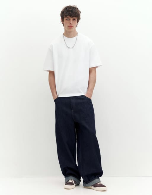 Pull&Bear Premium short sleeve t-shirt in white, 2 of 4