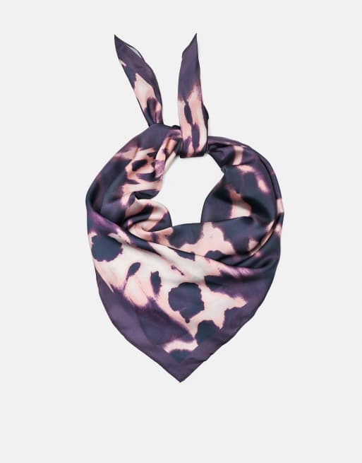 Pull&Bear Printed bandana in lilac, 3 of 5