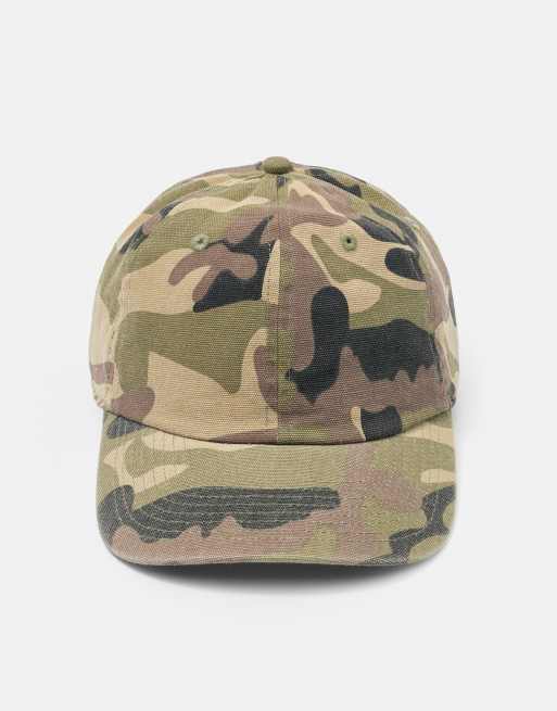 Pull&Bear Printed cap in green, 3 of 5