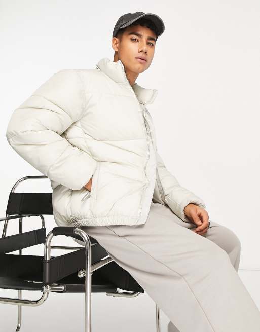 LIGHT PADDED JACKET - Ecru