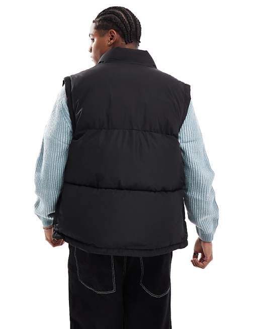 Pull&Bear puffer vest in black | ASOS Pull&Bear puffer vest in black | ASOS
