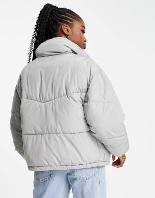 pull and bear oversized puffer jacket