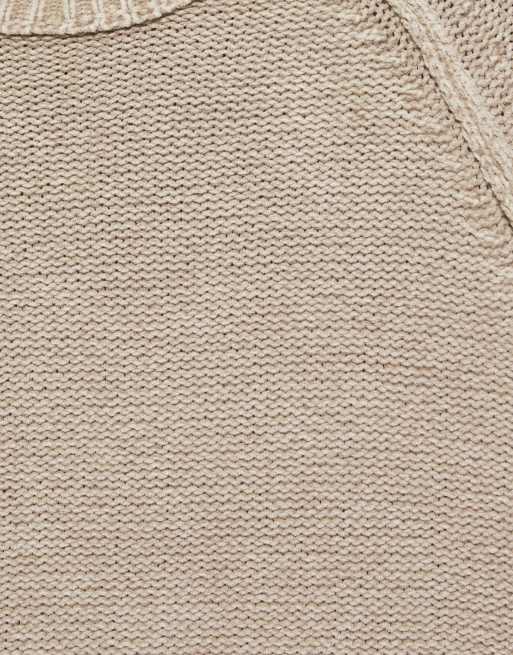 Pull&Bear Pullover in Taupe mit Waschung, 7 von 7