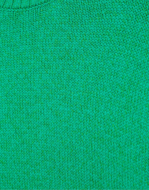 Pull&Bear Pullover mit Rundhalsausschnitt in Grün, 6 von 7