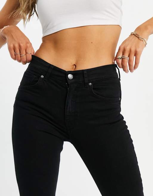 Black push cheap up jeans