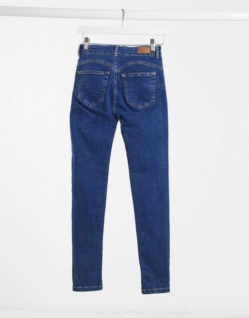 Womens Denim Pantalones Push Up Pull And Bear Skinny Flare Jeans