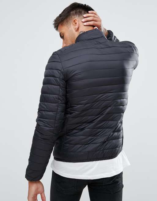 【送料込】PULL & BEAR_padded jacket in black 207330170-1-black?$n_750w$&wid