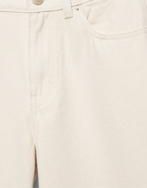Pull&Bear - Råhvide mom-jeans med høj talje, 7 af 7