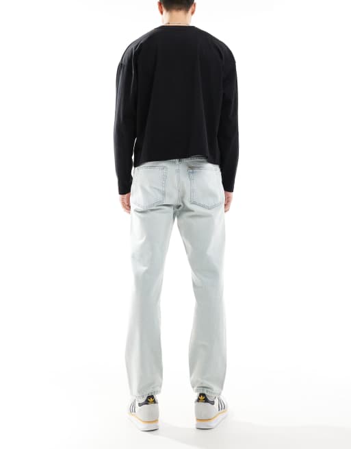 Pull&Bear - Rechte jeans met vintage pasvorm in lichtblauw, 2 van 5