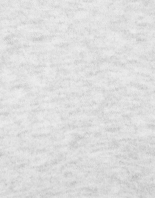 Pull&Bear Regular fit boat neck jumper in pale grey, 5 of 6