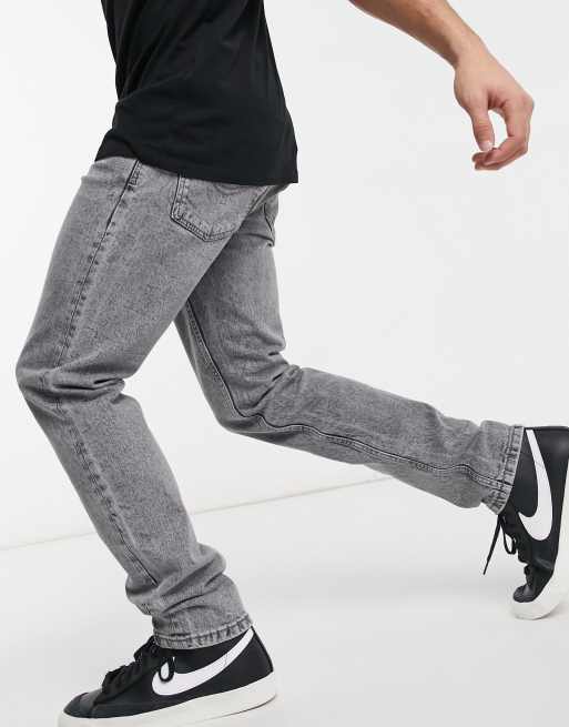 Pull and store bear grey jeans