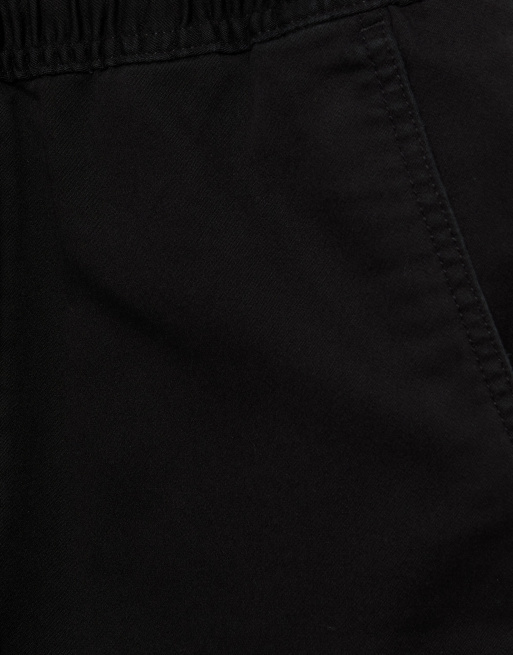 Pull&Bear Regular fit jogging trousers in black, 7 of 7