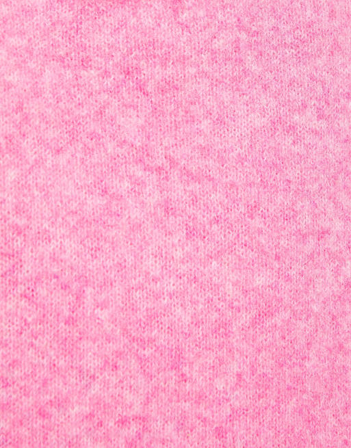 Pull&Bear Regular fit striktrøje med bådudskæring i pink, 7 af 7
