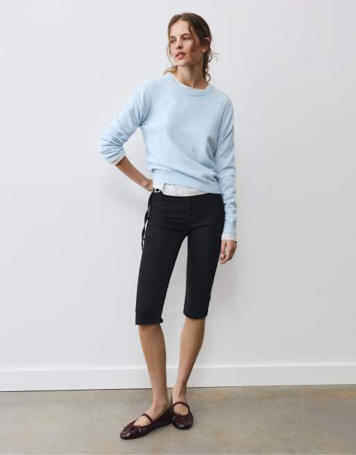 Pull&Bear regular-fit trui in lichtblauw, 4 van 7