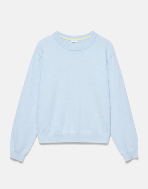 Pull&Bear regular-fit trui in lichtblauw, 5 van 7