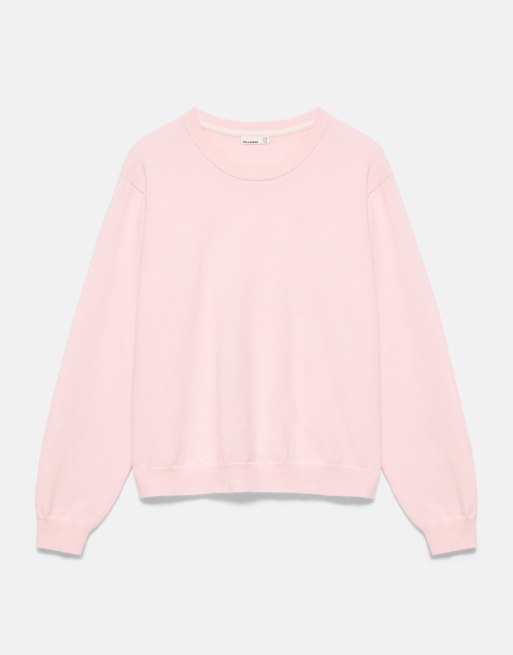 Pull&Bear regular-fit trui in roze, 5 van 7
