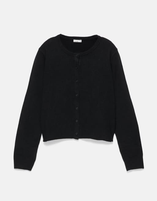 Pull&Bear regular-fit vest in zwart, 5 van 7