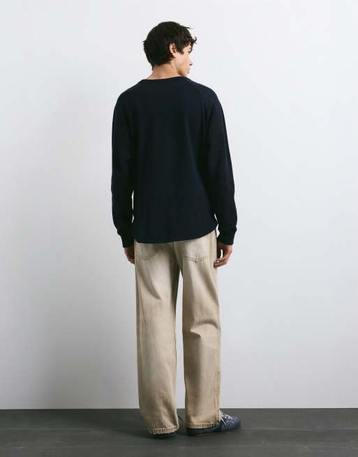 Pull&Bear Regular-Jeans mit geradem Bein in Sand, 2 von 6