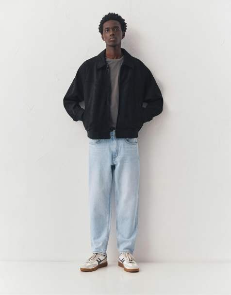 Pull&Bear – Reguläre Jeans in hellem Indigoblau - view 1