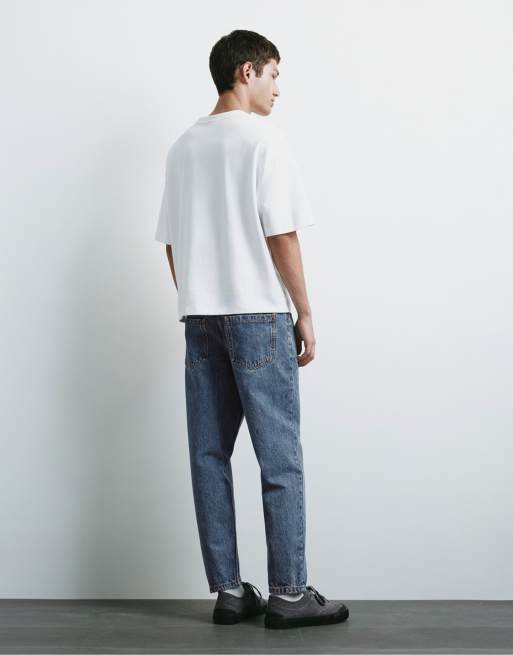 Pull&Bear – Reguläre Jeans in Mittelblau, 2 von 7