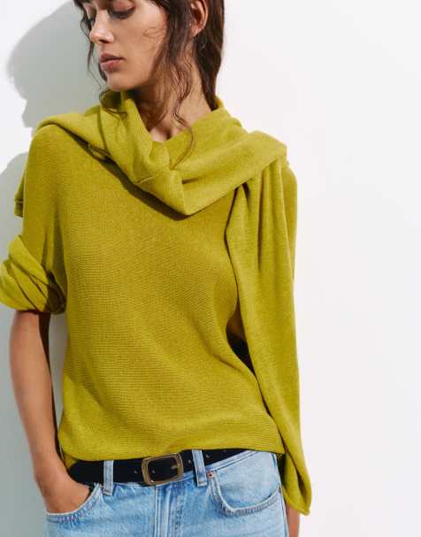 Pull&Bear rektangulärt skärp med spänne i svart - view 1