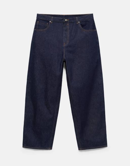 Pull&Bear Relaxed baggy jeans in navy, 6 of 7