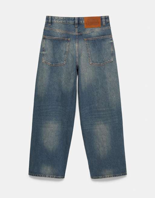 Pull&Bear Relaxed Baggy Jeans in Neonblau, 5 von 5
