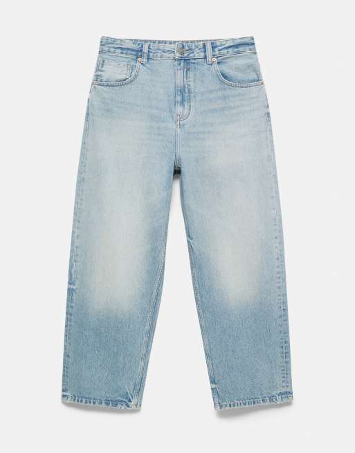 Pull&Bear Relaxed baggy jeans in pale indigo, 6 of 7