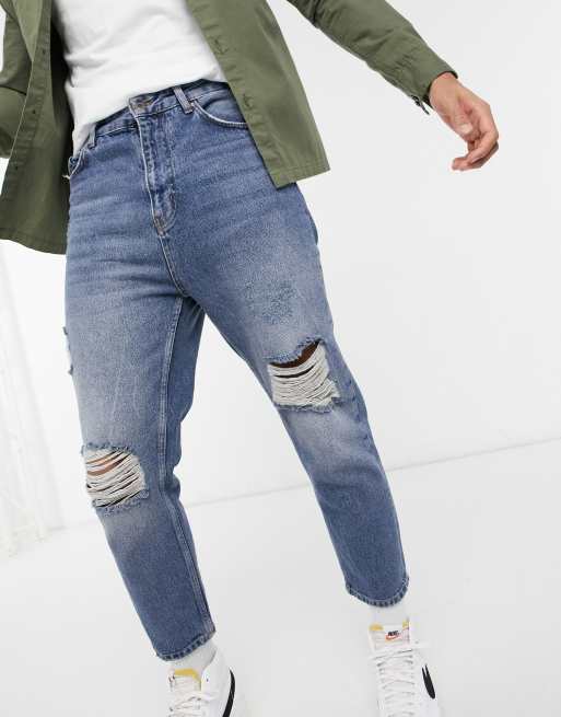 Relaxed fit jeans hot sale pull and bear