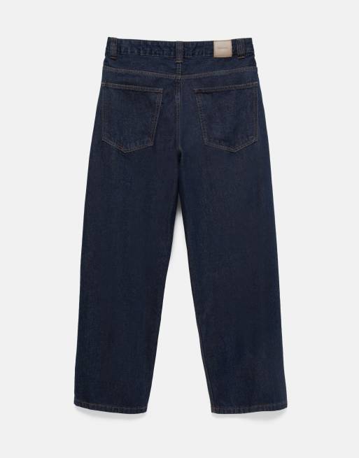 Pull&Bear relaxed-fit jeans in navy, 7 van 7
