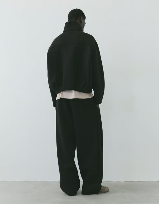Pull&Bear relaxed-fit sweatpants in zwart, 2 van 7