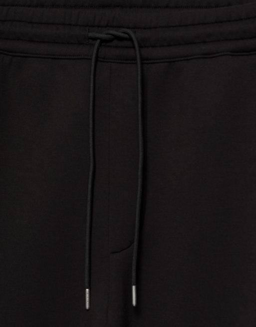 Pull&Bear relaxed-fit sweatpants in zwart, 7 van 7