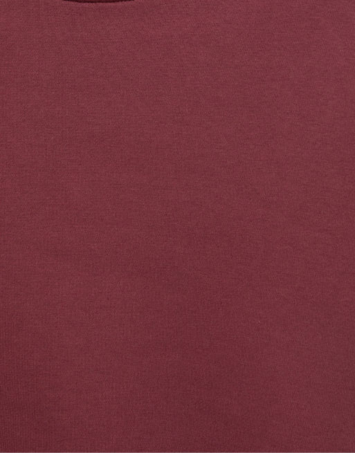 Pull&Bear relaxed-fit sweatshirt in bordeauxrood, 6 van 7