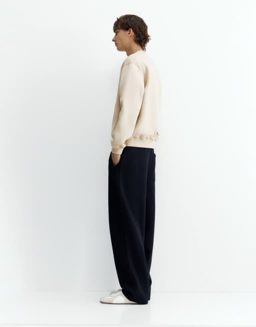 Pull&Bear Relaxed fit sweatshirt in sand, 2 of 7