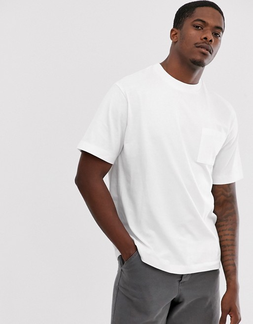 Pull&Bear relaxed fit t-shirt in white
