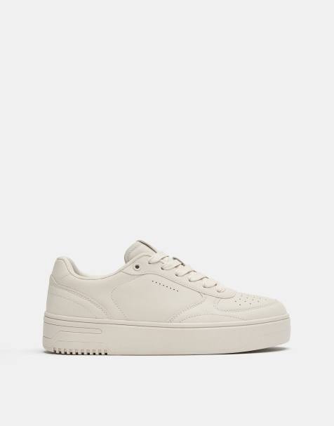 Pull&Bear – Retro-Sneaker in Sand - view 1