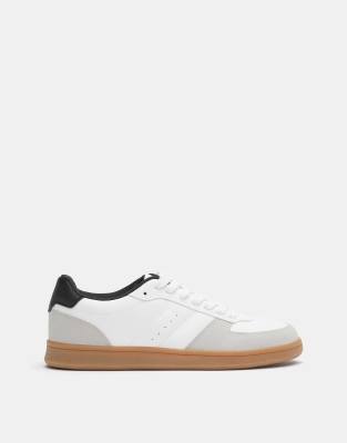 Pull & Bear - Retro-Sneaker in Weiß