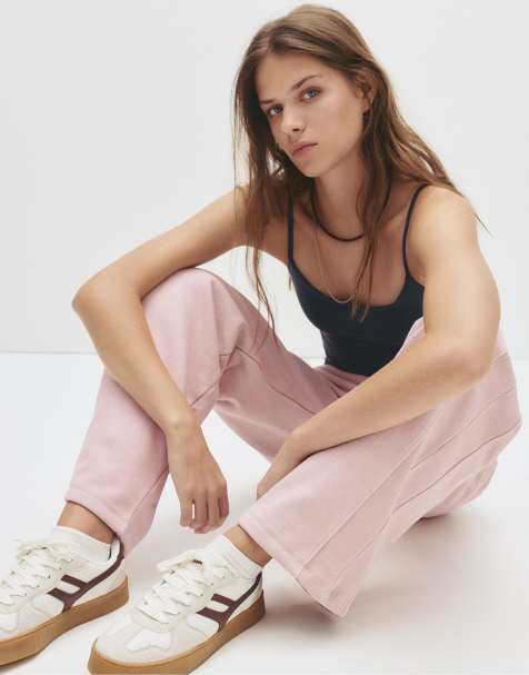 Pull&Bear - Retro sneakers met dikke zool in wit - view 1