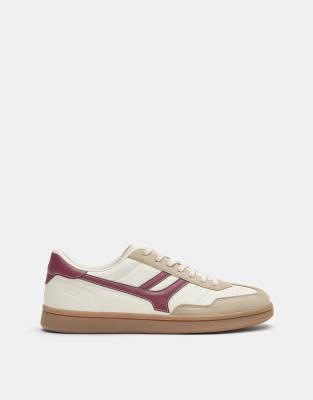 Pull&Bear Retro trainers in ecru