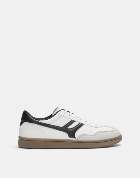 Pull&Bear Retro trainers in white - view 1