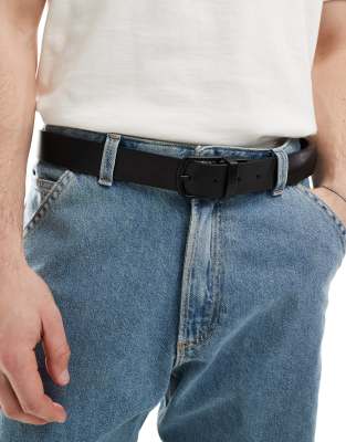 Pull & Bear Brown Faux Leather Buckle Belt