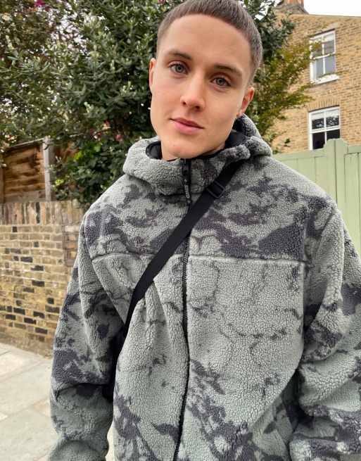 ASOS Puffer Jacket In Camo Print