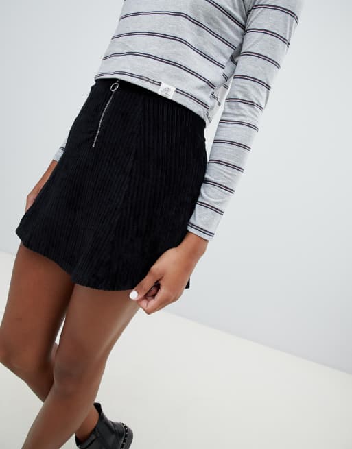 Black cord 2024 skirt asos