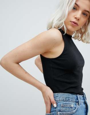 asos black tank top