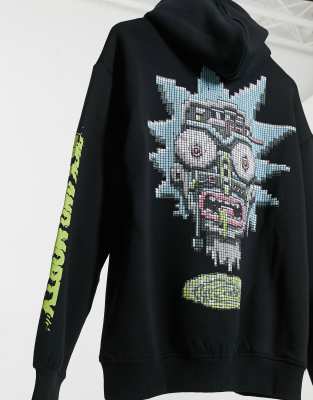 rick and morty sweatshirt pull and bear